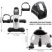 Hausse Portable Exercise Pedal Bike - Mini Peddler for Legs and Arms with LCD Display (White) - Buy Online on GoSupps.com
