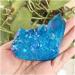 Crystal Natural Blue Angel Aura Crystal Cluster Electroplating Titanium Coating Quartz Cluster Stone Home Collections (Size : 120-140g) - Buy Online on GoSupps.com