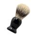 Generic hair rasier brush black handle birthday present razor accessories slightly foaming bristle brush durable hairdressing salon tool