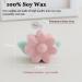 Candles Gifts for Women | Soy Wax Aromatherapy | Cute Flower Shaped Scented Candle | Aesthetic Room Decor (Pink Rose 3 Inch - Buy Online on GoSupps.com