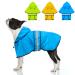 Weesiber Dog Raincoat - Waterproof Dog Rain Coat Adjustable Reflective Dog Rain Jacket Lightweight Dog Poncho Dog Slicker for Dog Walking (Medium Blue) Medium Blue