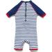 BONVERANO Baby Boy UV Protection Swimsuit | Long Sleeve One Piece with Zip | Captain Design | 18 Months - Buy Online on GoSupps.com