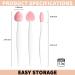 Silicone Lip Scrub Brush Exfoliator Tool - 3 PCS Pink 03 - Buy Online on GoSupps.com