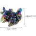 COHEALI 6 Pcs Colorful Crystal Clusters Fish Bowl Decorations Feng Shui Figurine Natural Stones Ornament Gem Colorfulx3pcs 3X3CMx3pcs - Buy Online on GoSupps.com