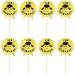 8 Pcs Eid Mubarak Cupcake Toppers Cute Sheep Ramadan Cake Toppers Paper Cupcake Decorative for Islamic Muslim