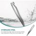 High-Quality Stainless Steel Tweezers for Eyebrow & Nose Grooming - Precision Plucking Tool - Buy Online on GoSupps.com