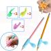 13-Piece Silicone Ergonomic Writing Aid Set | Pencil Grip & Posture Correction Tool for Children & Students | Ideal for Special Needs - Buy Online on GoSupps.com