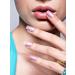 TOROKOM Semi Cured Gel Nail Strips - 20PCS Self-Adhesive Full Nail Wraps in Purple Aura | DIY Manicure Kit with Nail File & Wooden Stick - Buy Online on GoSupps.com