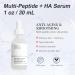 Multi-Peptide + HA Serum for Face Anti-aging Advanced Regenerating Collagen Peptide Serum Firming & Smoothing Face Serum for Fine Lines & Wrinkles Hydrating Skincare For All Skin Types(30ML) - Buy Online on GoSupps.com