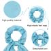 12 Pack Colorful Satin Hair Bows Scrunchies for Girls - Hair Ties Ponytail Holders for Thick Hair - Elastic Hairbands Accessories for Women - Buy Online on GoSupps.com