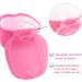 Keedolla Denture Cleaning Case Orthodontic Dental Retainer Container Denture Holder Case Retainer Soaking Cups for Travel Camping Office - Pink - Buy Online on GoSupps.com