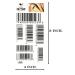 ONCEX Waterproof Black Bar Code Temporary Tattoo | Body Art Sticker | 8X4 Inch - Buy Online on GoSupps.com