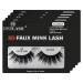 Cocohoney 3D Faux False Mink Eyelashes (5 pairs) - PARTY LOOK | 100% Hand Made | Cruelty Free | Reusable | Ultralight | Durable 3D023