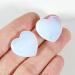 Soulnioi Opal Crystal Heart Stone Mini Love Pocket Stone - 2Pcs 20mm Tumbled Worry Stone for Reiki Meditation Therapy and Stress Relief - Buy Online on GoSupps.com