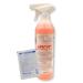 Dewro Set: Sanit Prosanitarian cleaner DU100 (3025) - bottle of 750ml - bathroom cleaner - excellent lime cladding with a defl. 1 St. Dewepro single Scrubs 750 ml (1 Pack)