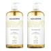 Aquaderma Aloe Vera & 2X Almond Shower Oil 1L - 95% Natural Origin & Made in France - Nourishes & Protects - All Skin Types Face & Body - Hypoallergenic