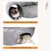 Pawz Road Cat Tunnel Bed with Peek Hole and Hanging Toy Balls - Upgraded Material - Buy Online on GoSupps.com