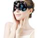 Ice Hockey Players Sleep Mask Eye Cover for Sleeping Blindfold with Adjustable Strap Blocks Light Night Travel Nap for Men Women - Buy Online on GoSupps.com