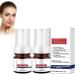 Cr me claircissante pour le visage la vitamine C s rum anti-taches brunes hydrate la peau am liore l' lasticit unifie le teint et am liore la texture de la peau. 2 Pcs
