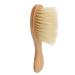 Soft Bristle Neck Duster Cleaning Brush for Face and Hair Ergonomic Design for Broken Hair Cleaning Wood Handle