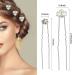 26 Pcs Pearl Rhinestone Bridal Hair Pins - Crystal Headpiece for Brides, Bridesmaids, Flower Girls (Silver) - Buy Online on GoSupps.com