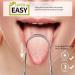INF Stainless Steel U-Shaped Tongue Cleaner - Effective Tongue Scraper for Bad Breath Relief | Buy Internationally - Buy Online on GoSupps.com
