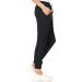 Mini Marilyn Scrub Joggers - 4-Way Stretch, Elastic Waistband, Large Black - Buy Online on GoSupps.com