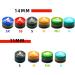 KONLLEN Rainbow Billiards Tip - 14mm-S-Black Pigskin Cue Head Accessory - Buy Online on GoSupps.com