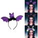 hgnxa Adult Kids Cartoon Bat Wing Shape Headband Woman SPA Hair Hoop Makeup Halloween Taking Photos Christmas Party Headpiece Purple - Buy Online on GoSupps.com
