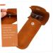 Minkissy 2-Piece Razor Case Handbag Organizer for Men - Leather Holster & Storage Cover in Light Brown - Perfect Shaving Accessory - Buy Online on GoSupps.com