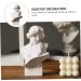 Zerodeko 1pc Piano Statue Mini Resin Figurines Desktop House Decorations for Home Air Conditioner Wind Deflector Greek Mythology Decor Greek Statue White Teaching Aids Household - Buy Online on GoSupps.com