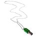 Lovetuner Breathing & Meditation Tuning Necklace 528 Hz Whistle |528 Hz Solfeggio Frequency |Breathwork Necklace Mindfulness Device for Anxiety & Stress Relief Through Sound Healing Green Ball Chain