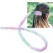 Long Dreadlock Hair Tie Spiral Lock Hair Bands Strong Wire Tie Dye Purple High Ponytails Bendable for Curly Hair - Buy Online on GoSupps.com