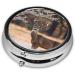Free Whitetail Deer Mini Round Pill Box | 3 Compartment Travel Organizer | Portable Pill Case for Home & Office - Buy Online on GoSupps.com