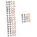 Mipcase 150 Pcs Mason Jar Lids Mason Jar Top Lid Jar Lids and Rings Glass Bottle Screw Caps Reusable Storage Covers Airtight and Leak- Proof Seal Wide Jar Supplies Things CD Tinplate Split Silverx5pcs 7X7X0.2CMx5pcs