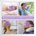 NEWGO Cooling Gel Eye Mask - Reusable Cold Eye Pack for Puffy Eyes, Dark Circles, Migraine Relief - Purple - Buy Online on GoSupps.com