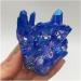 Crystal Crystal Cluster Specimen Blue Angel Aura Flower Natural Electroplating Gemstone Quartz Cluster Crystal Cluster (Size : 100-150g) - Buy Online on GoSupps.com