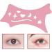 Eyeshadow and Eyeliners Stencils Pad Flexible Soft Eyeliners Tool - Precision Beveled Design Eye Liners Reusable Cleaning Cloths for Women Pink - Buy Online on GoSupps.com
