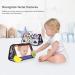 Katutude Baby Fabric Book & Mirror Toy Set - Black White Contrast Pattern | Perfect Gift for Newborns (0-36 Months) | Soft Crackling Book & Bite Ring - Buy Online on GoSupps.com