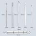 6pcs Earpick Set- Professional Earwax Removal Kit with Portable Pendant Storage- Anti-Allergy Cleansing Tool Set (Silver 6 Style) - Buy Online on GoSupps.com