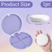 Beejoy Retainer Case Orthodontic Denture Box Round Retainer Box with Magnetic Seal Textured Liner Multifunctional Mouth Guard Denture Case for Retainers Mouthguards Braces (White) - Buy Online on GoSupps.com