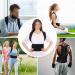 Adjustable Posture Corrector Back Support Shoulder Back Brace Posture Spine Corrector Postural Fixer Tape Tools - Buy Online on GoSupps.com