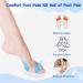 Buy 2 Pairs Silicone Toe Pads - Non-Slip Forefoot Inserts for High Heels & Sandals | Gel Shoe Insoles for Comfort | International Shipping - Buy Online on GoSupps.com