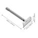 Manual Safety Razor - Durable Shaving Tool for Men | Double Edge Beard Trimmer & Facial Razor - Buy Online on GoSupps.com