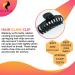Chic & Sleek 4 Inch Hair Claw Clip for Thick Hair - Strong Hold Non-Slip Styling Accessory for Women & Girls (Black) - Buy Online on GoSupps.com
