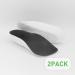 UamGlsob Height Increase Insole - Orthopedic Shoe Lift Inserts for Men & Women Shock Absorbing Heel Cushions Arch Support (Black 1.4/3.5cm - Buy Online on GoSupps.com
