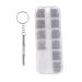 Healeved screw set tiny screws for glasses Mini tools glasses screw-nuts range glasses screws tweezing screws watch stainless steel jewelry repair