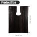 Pack of 100 Black Salon Capes - Disposable Waterproof Hair Dye Apron for Barber, Stylist, and Coloring - 51.2x36.2 Inch - Buy Online on GoSupps.com