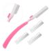 Frcolor Women's Eyebrow Trimmer Set - 3 Pack Travel Facial Shavers Safe Stainless Steel Peach-Fuzz Razors in Assorted Colors - Buy Online on GoSupps.com