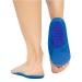 Envelop Gel Insoles for Women  Men & Kids - 3/4 Arch Support Insoles for Plantar Fasciitis - Orthotic Shoe Insoles for Flat Feet  Over-Pronation  Tendonitis  Running and Basketball - Foot Pain Relief Small